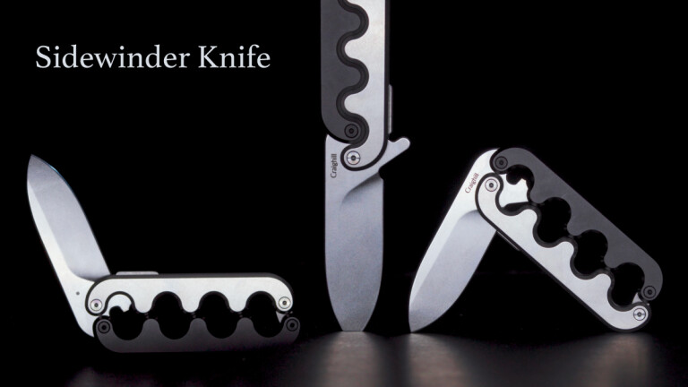 Sidewinder Knife｜誰もが見惚れるギミック！革新的な折り畳みナイフ(By Craighill事務局) -  Kibidango(きびだんご) : クラウドファンディング型EC